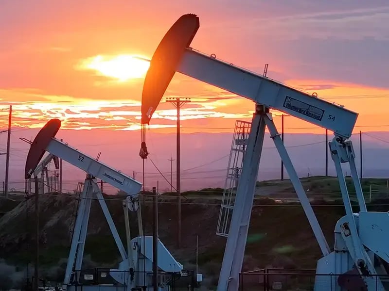 Gazelle oil production site