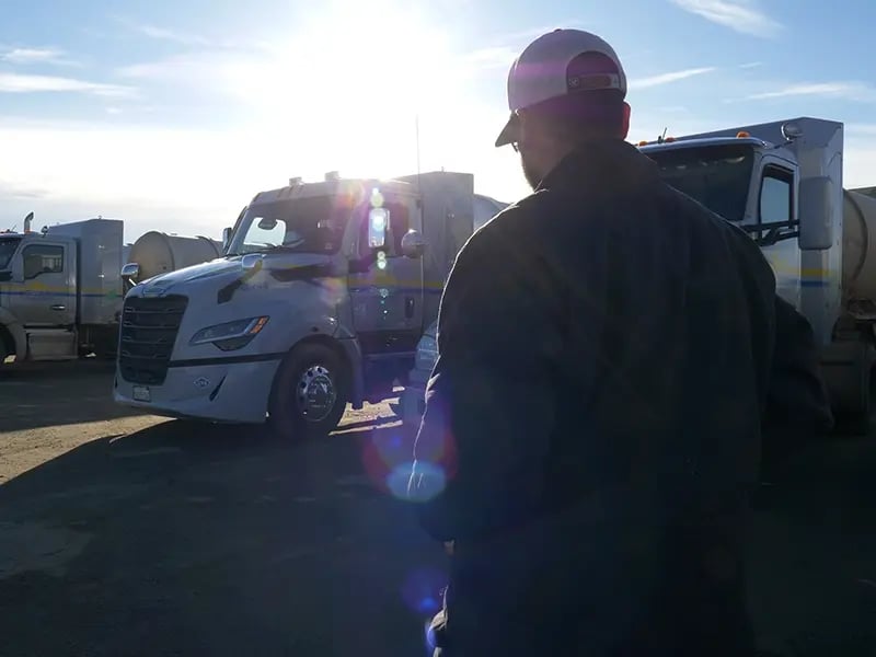 Gazelle Employee heading to work