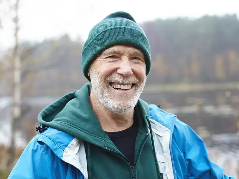 Gazelle driver smiling